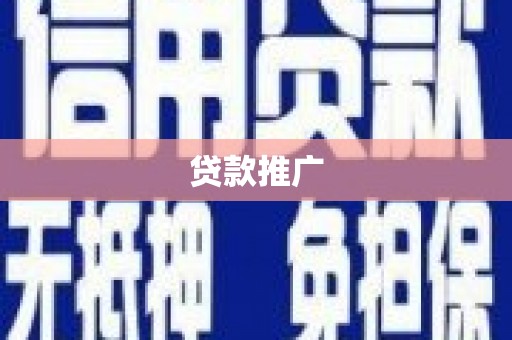 留坝贷款推广
