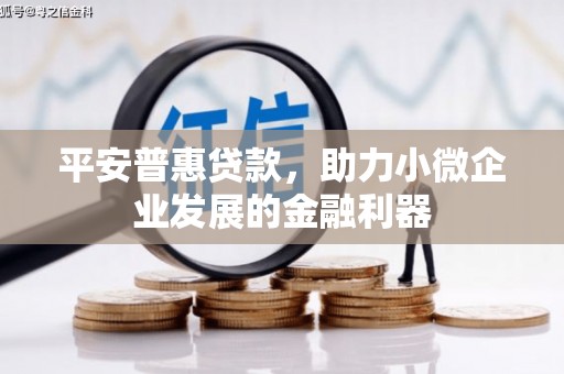 留坝平安普惠贷款，助力小微企业发展的金融利器