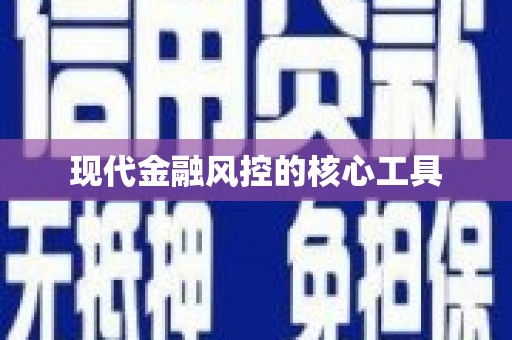 留坝现代金融风控的核心工具