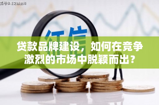 留坝贷款品牌建设，如何在竞争激烈的市场中脱颖而出？
