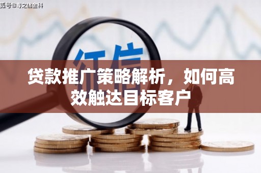 留坝贷款推广策略解析，如何高效触达目标客户