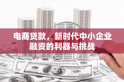留坝电商贷款，新时代中小企业融资的利器与挑战