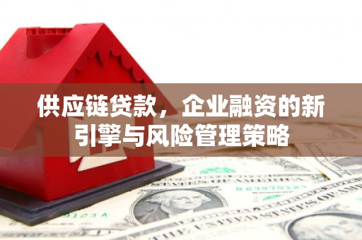 留坝供应链贷款，企业融资的新引擎与风险管理策略