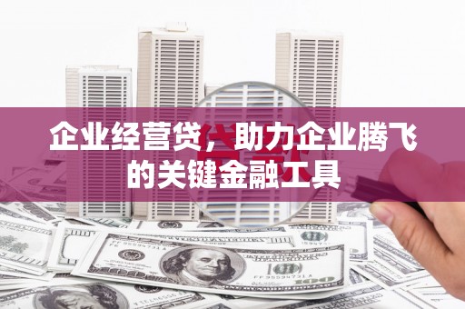 留坝企业经营贷，助力企业腾飞的关键金融工具