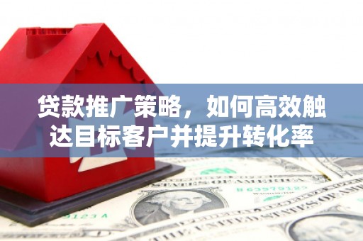 留坝贷款推广策略，如何高效触达目标客户并提升转化率