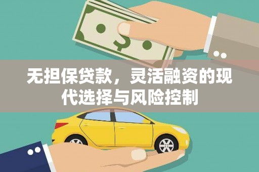 留坝无担保贷款，灵活融资的现代选择与风险控制
