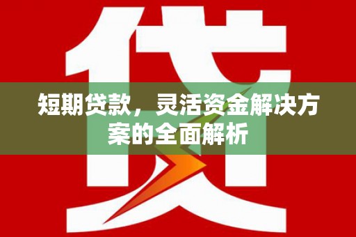 留坝短期贷款，灵活资金解决方案的全面解析