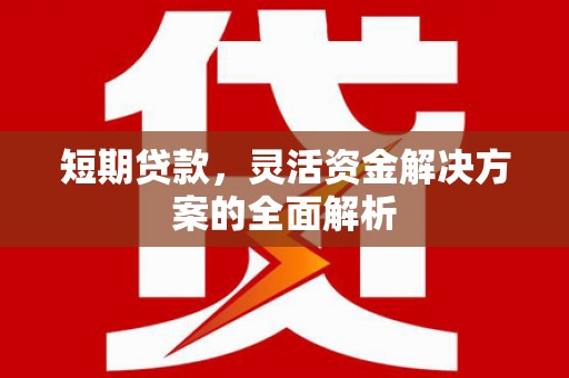留坝短期贷款，灵活资金解决方案的全面解析