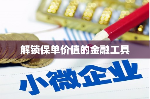 留坝解锁保单价值的金融工具