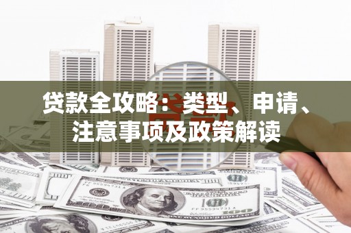 留坝贷款全攻略：类型、申请、注意事项及政策解读